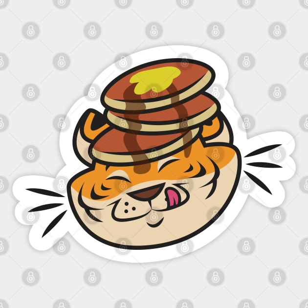 Tiger Butter Hotcakes Sticker by therealfirestarter